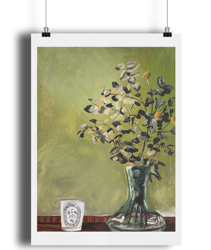 'Eucalyptus & Diptyque' Art Print